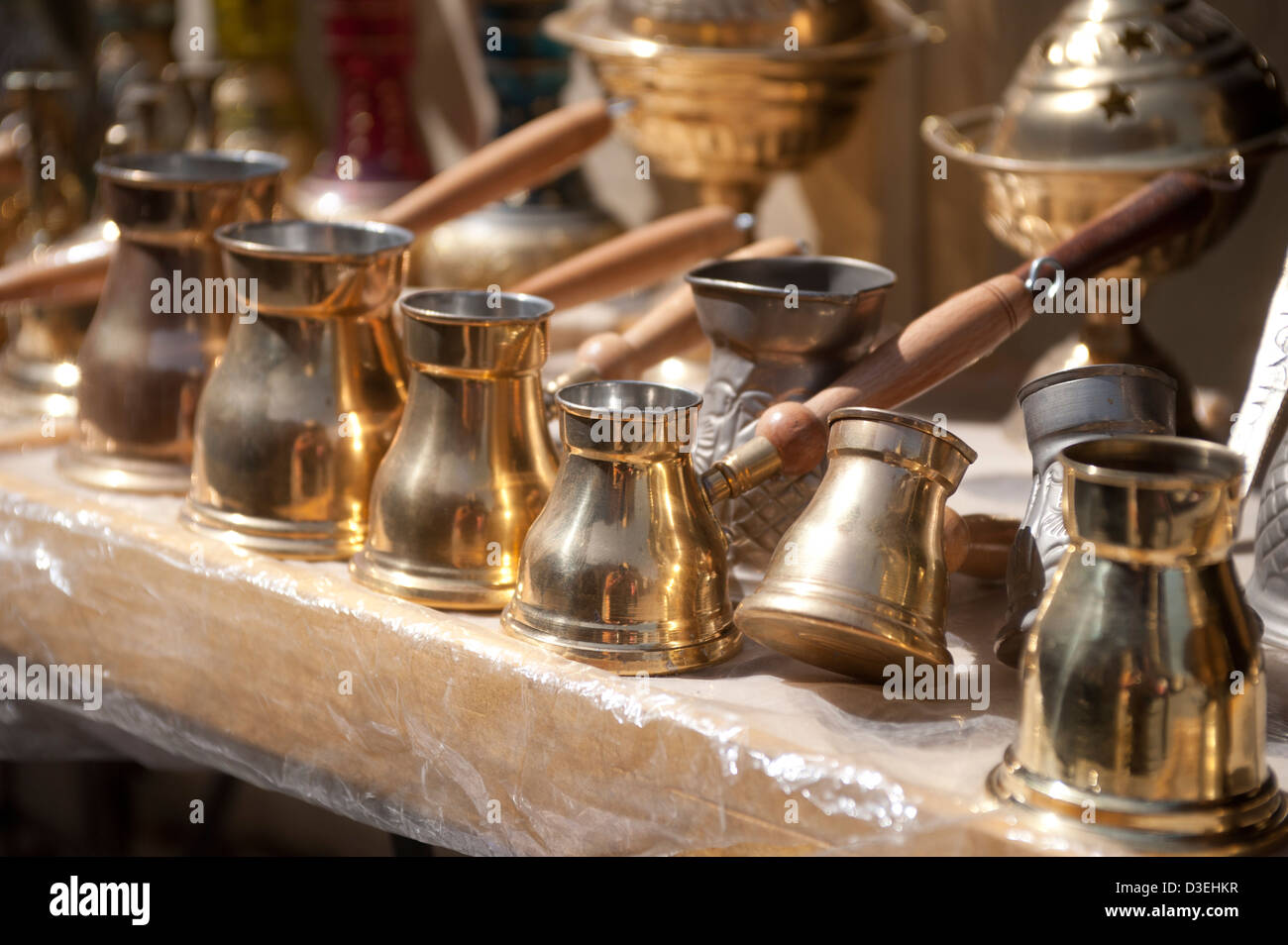 Turkish coffee. Cairo (Egypt) Stock Photo