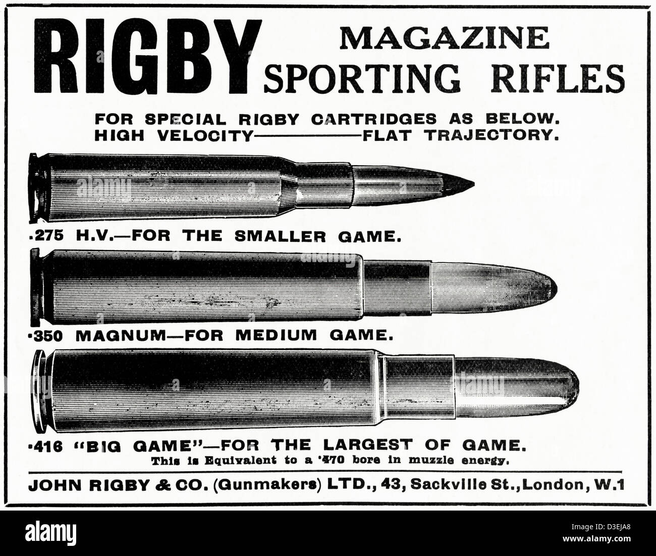 Rifle ads vintage rifle hi-res stock photography and images - Alamy
