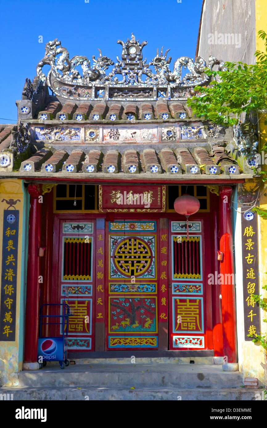 Old House in Hoi An, Vietnam Stock Photo