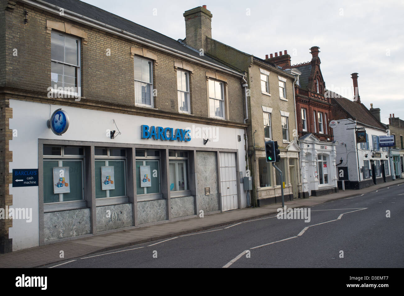 Barclays bank, Saxmundham, Suffolk, UK Stock Photo Alamy