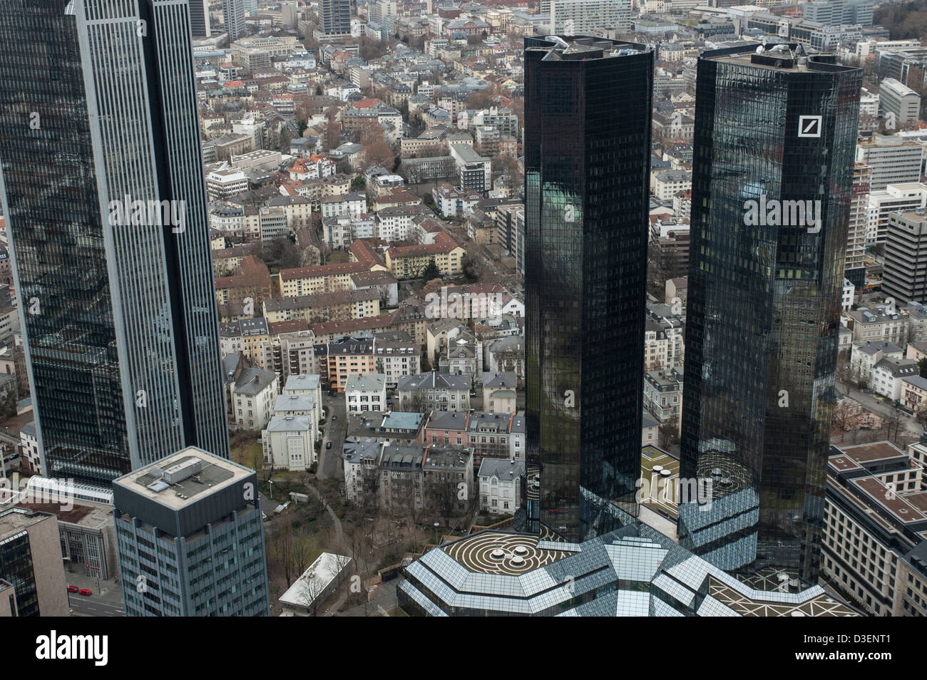 Deutsche Bank, Frankfurt am Main, Germany Stock Photo