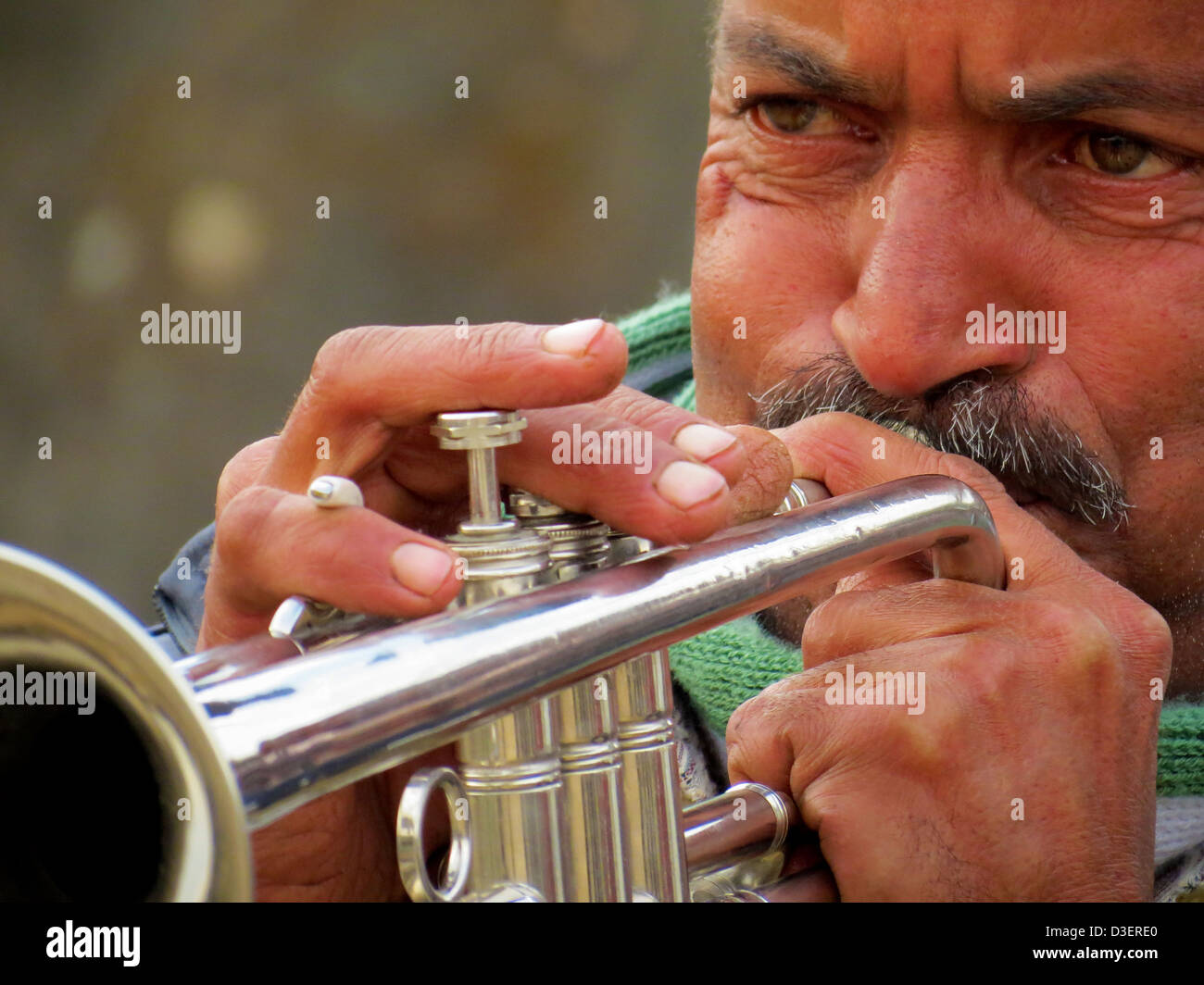 Indian musician Stock Photo