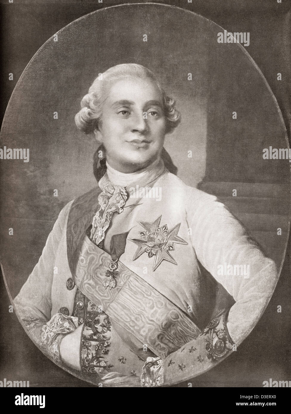 Louis XVI, 1754 1793, after the painting by Duplessis. Louis XVI, King