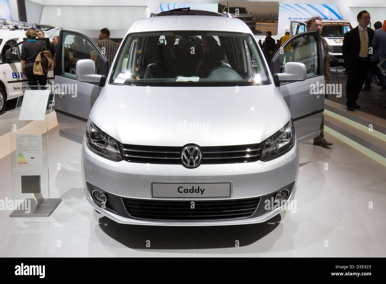 New Volkswagen Caddy CoolProfi at the IAA International Motor Show for Commercial Vehicles 2012. Hannover, Germany Stock Photo