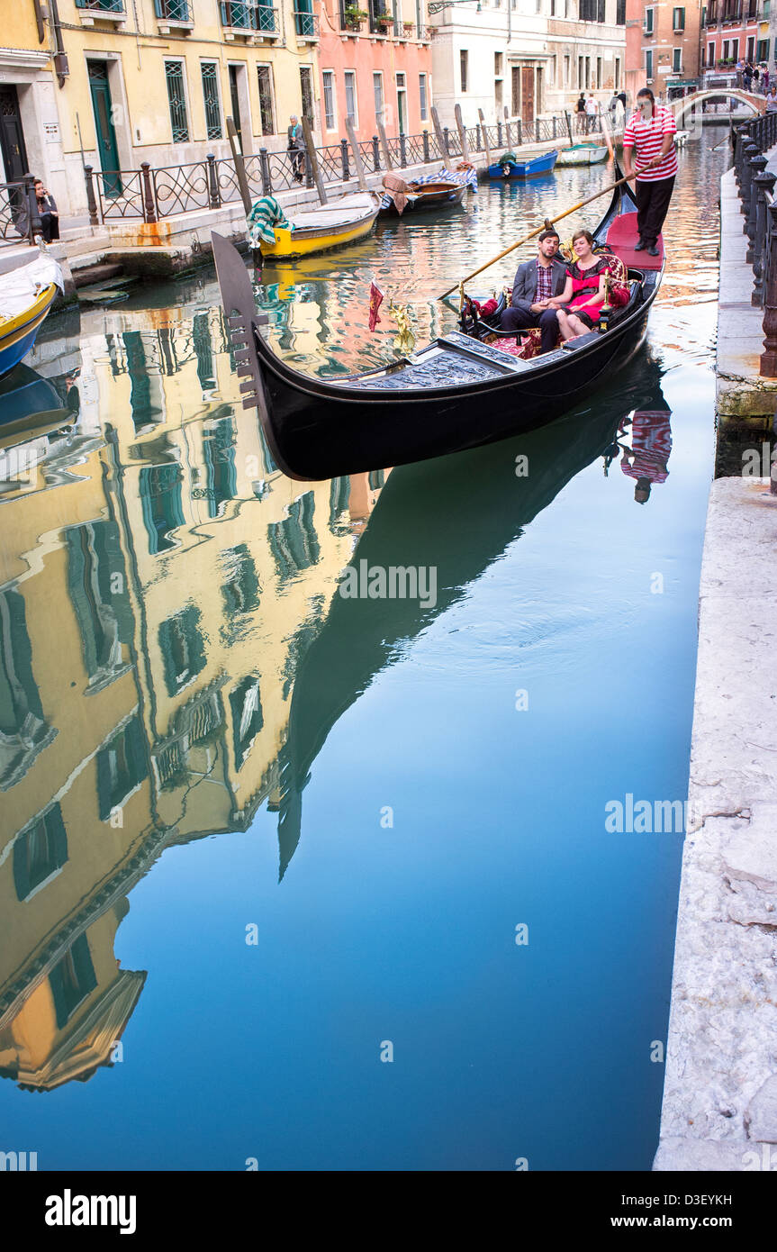 Gondola reflections hi-res stock photography and images - Alamy