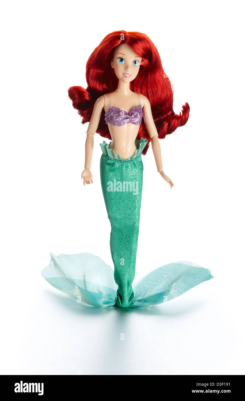 Ariel Disney toy doll Stock Photo