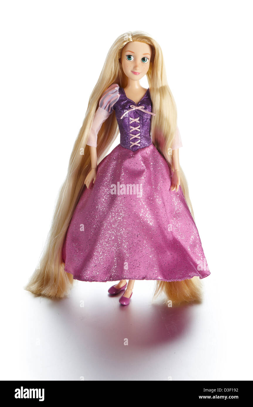 Rapunzel Disney doll toy Stock Photo