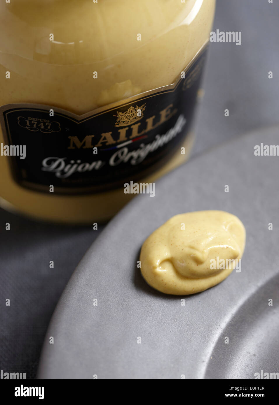 Dijon mustard Stock Photo