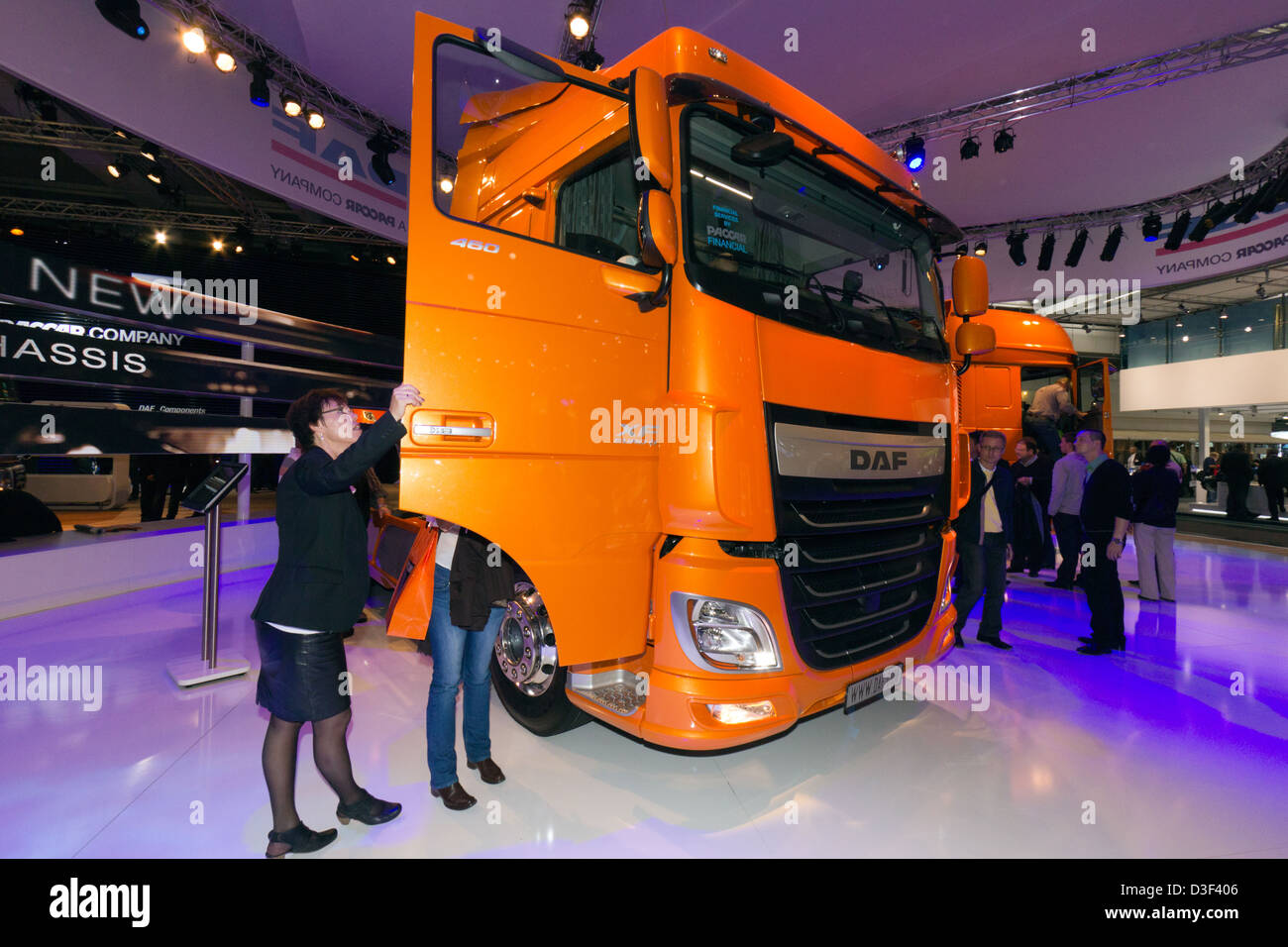 White New Generation DAF XF 480 heavy truck, Netherlands plates, on the  road heading to Power Truck Show 2021. Ikaalinen, Finland. August 12, 2021  Stock Photo - Alamy