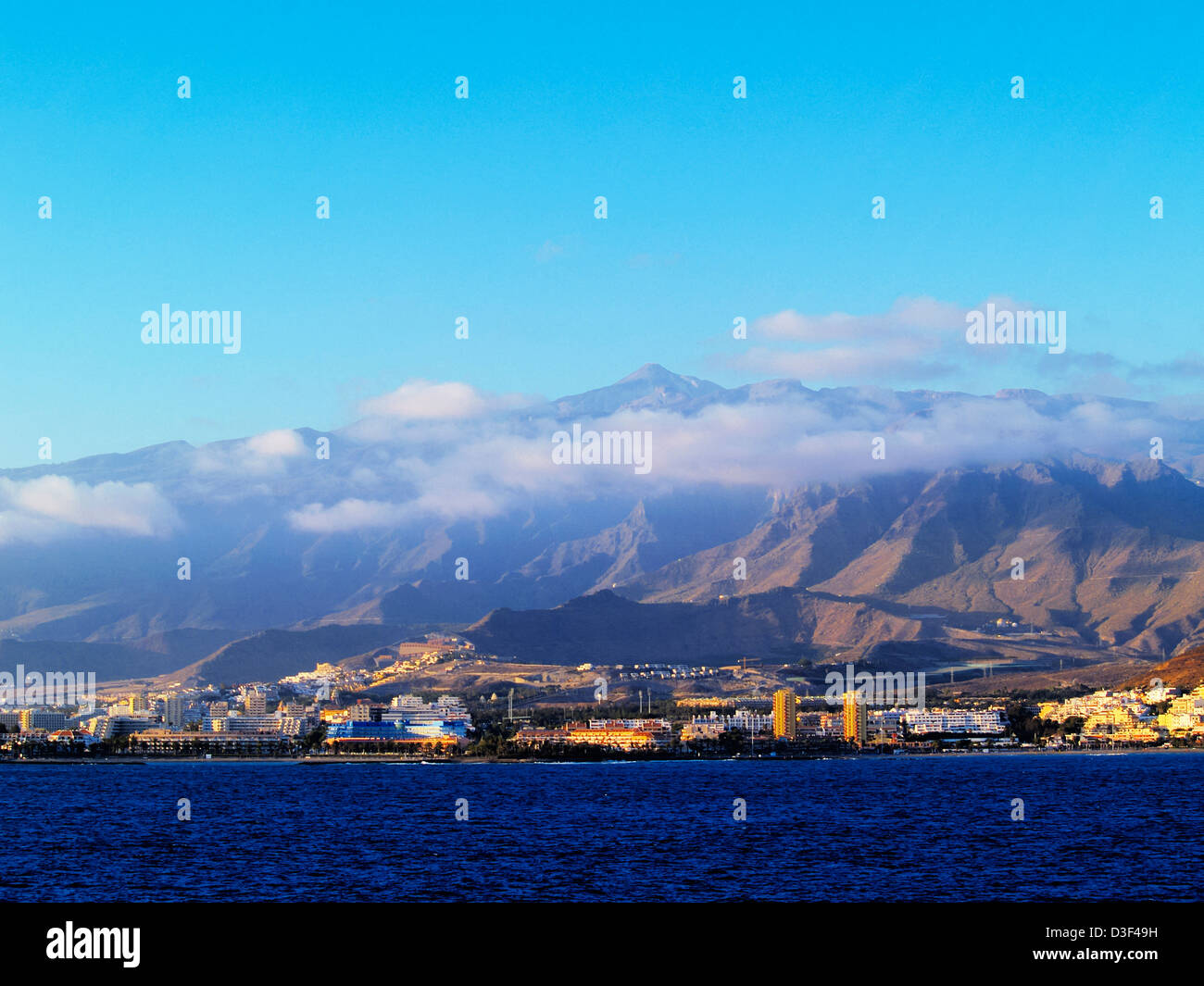 Tenerife, view from ferry to el Hierro, Canary Islands Stock Photo Alamy