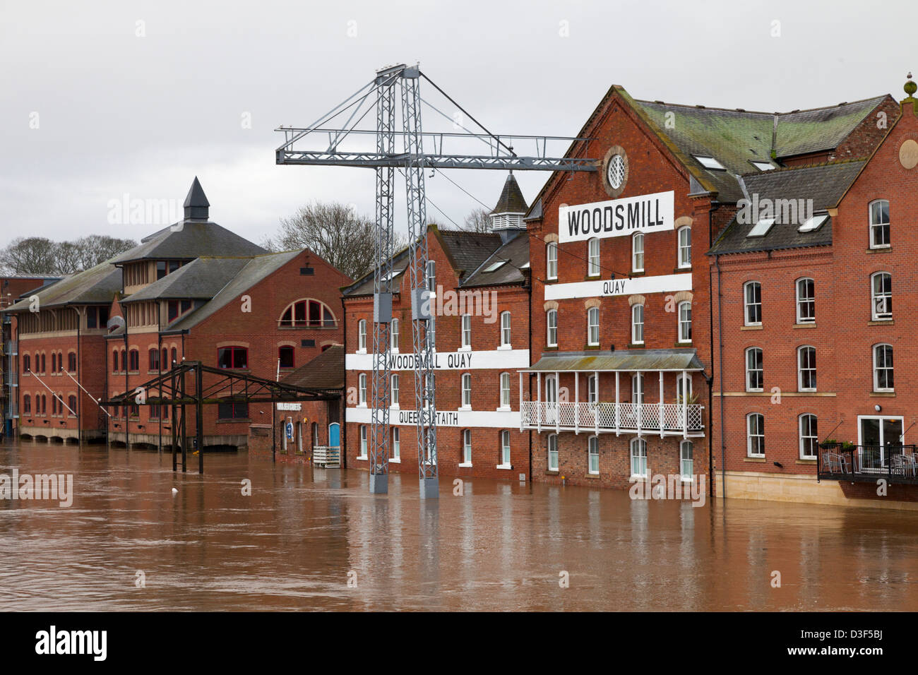 River Ouse in flood in the centre of York, Nov 2012 Stock Photo Alamy