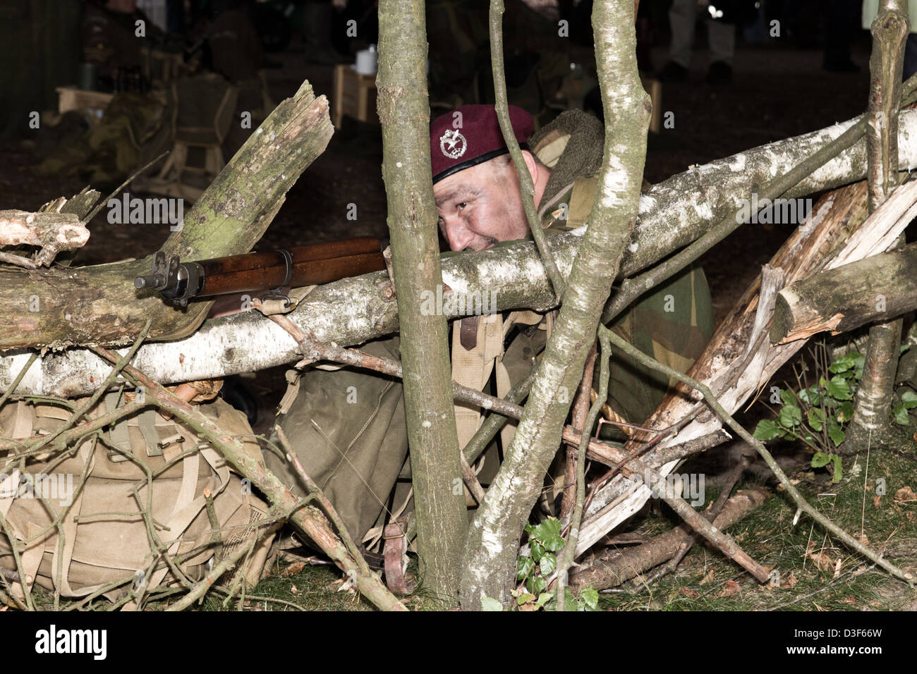 Reenactment of Operation Marget Garden. Ede, The Netherlands Stock Photo