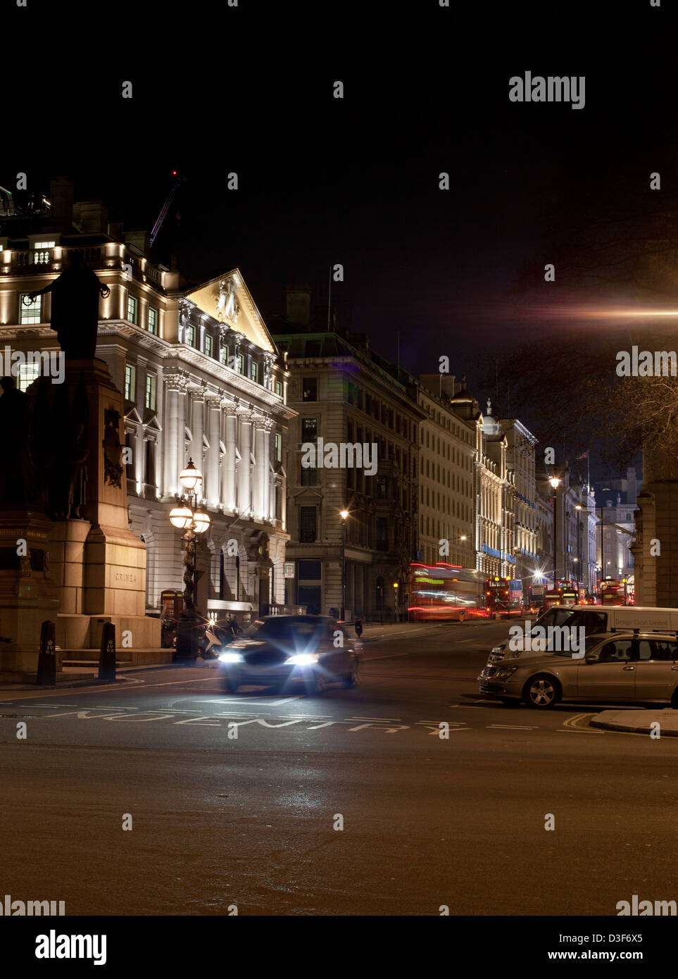 Waterloo Place, London at night Stock Photo