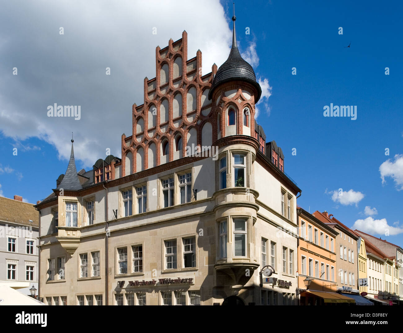 Wittenberg, Germany, Hamlet house in the historic town of Wittenberg