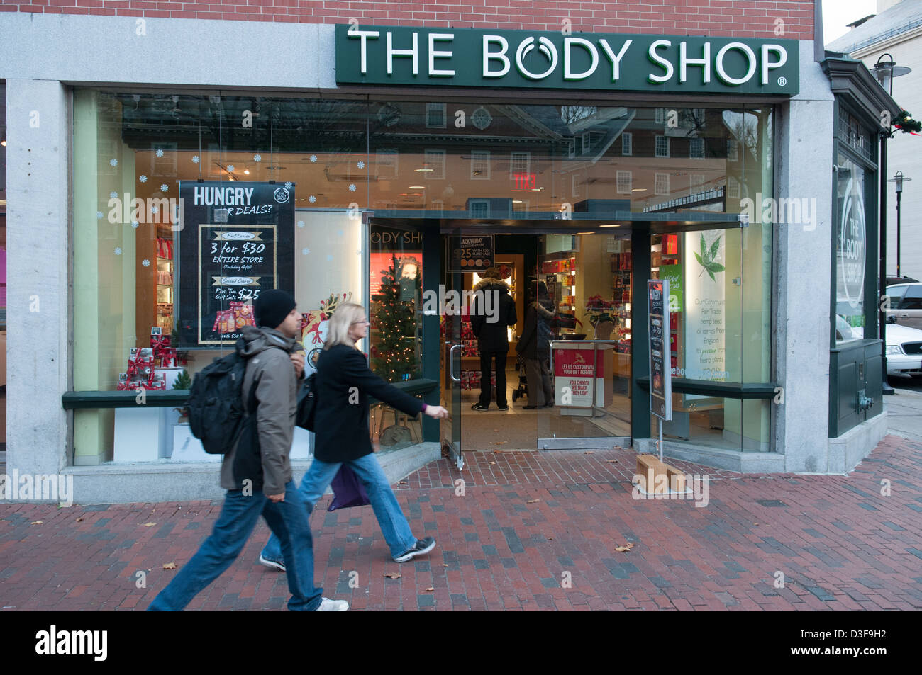 Body Shop outlet Harvard square Boston Massachusetts Stock Photo Alamy