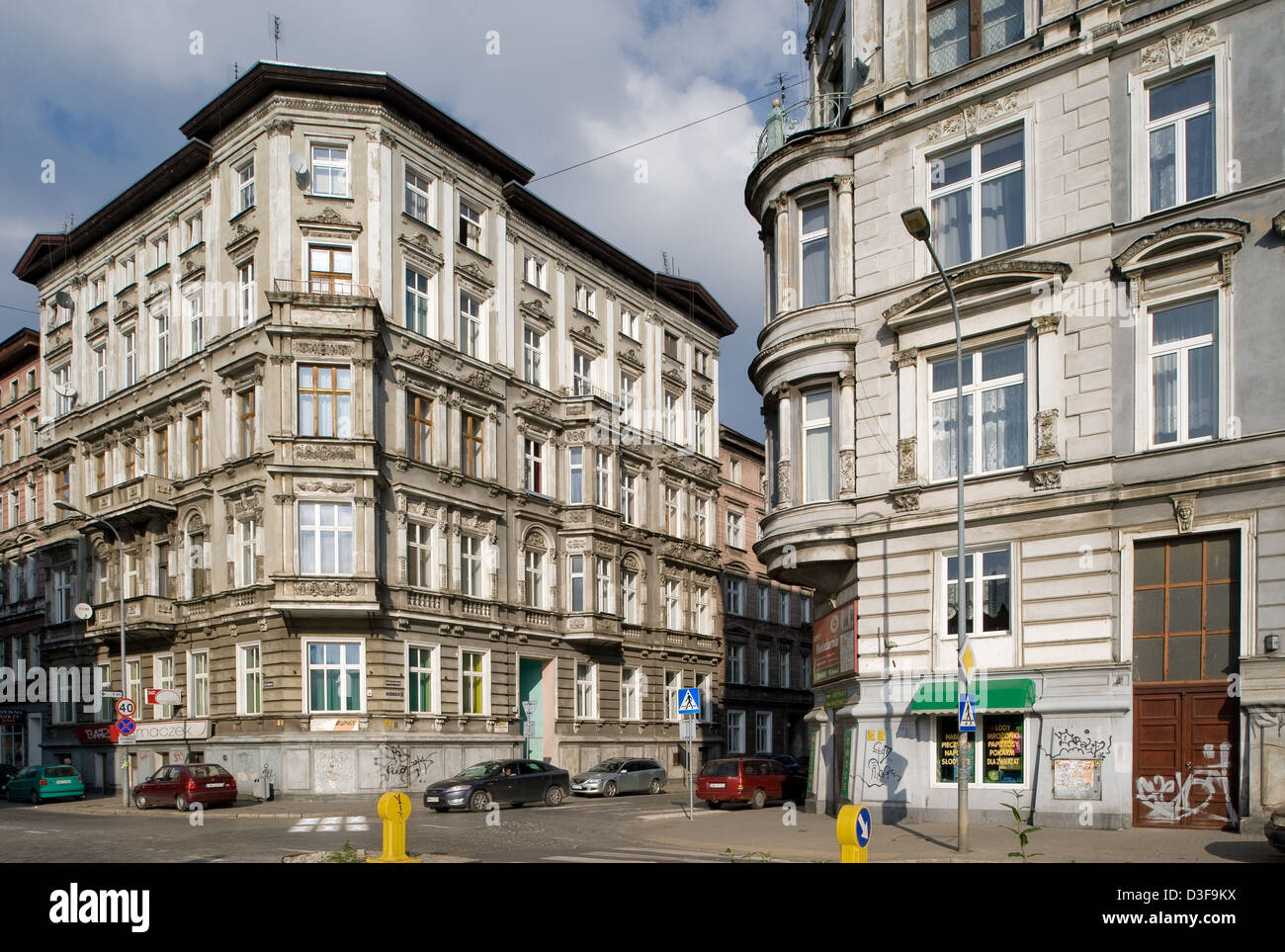 Wroclaw (Breslau), Poland, Gruen currently building on Plac Swietego Macieja Stock Photo