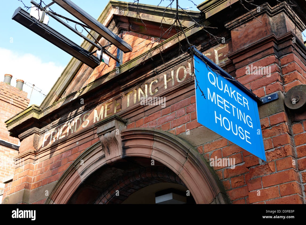 old friends meeting house frederick street Belfast Northern Ireland UK Stock Photo