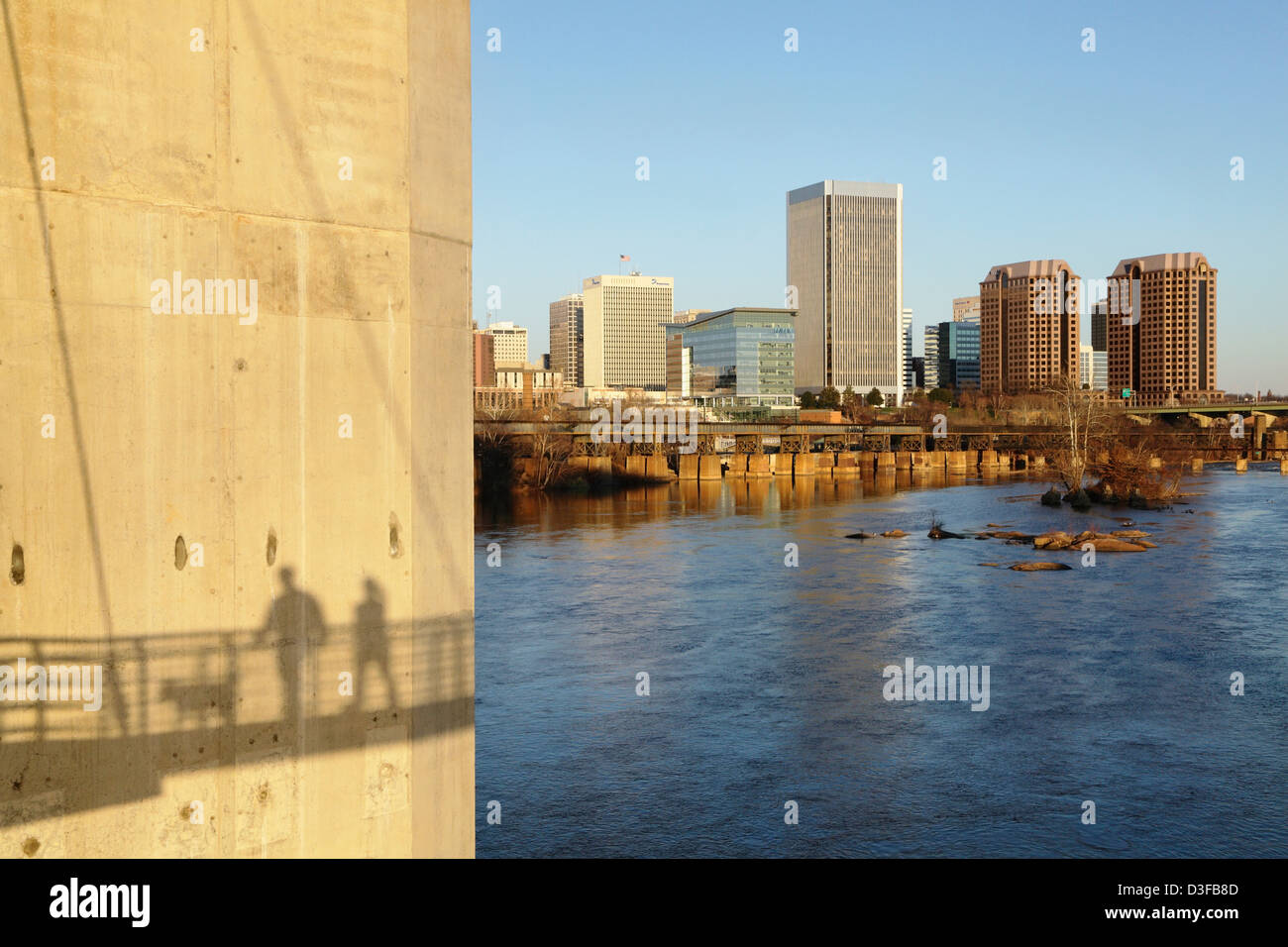 Cityscape of Richmond, Virginia, USA Stock Photo