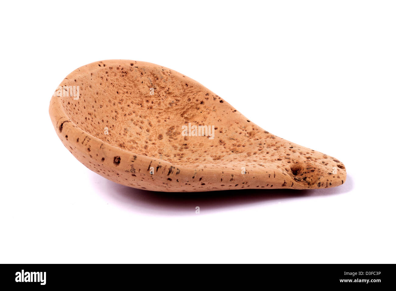 Close up view of a cork handcrafted object for drinking water Stock ...