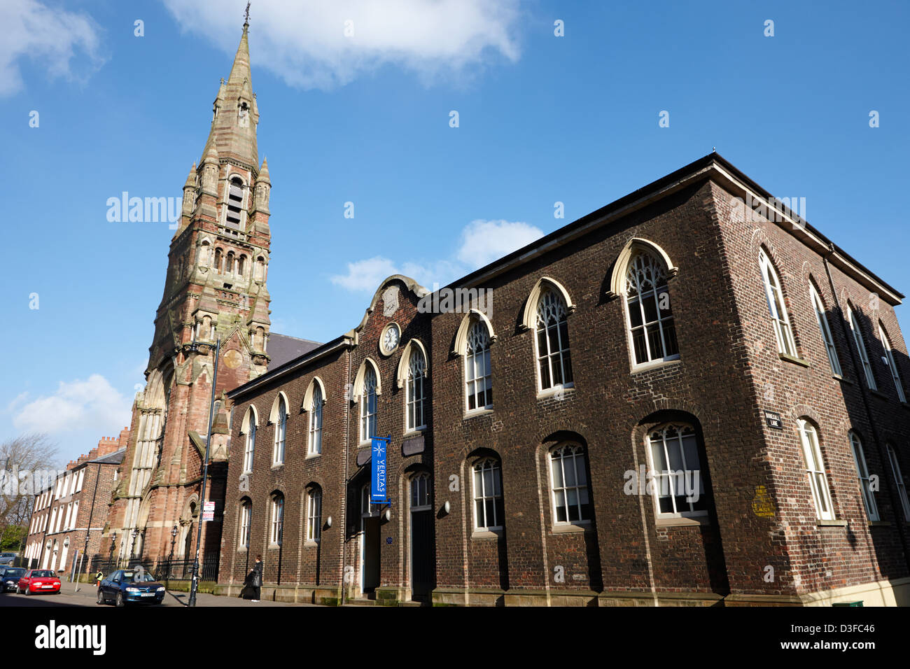 st patricks national school and church donegall street Belfast Northern Ireland UK Stock Photo