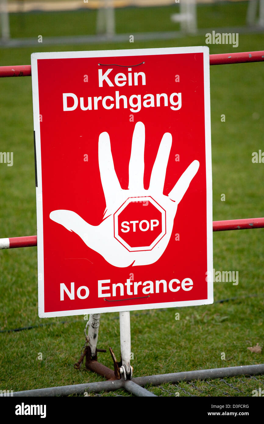 Berlin, Germany, fencing for German Unity Day ¬ ¥ Stock Photo Alamy