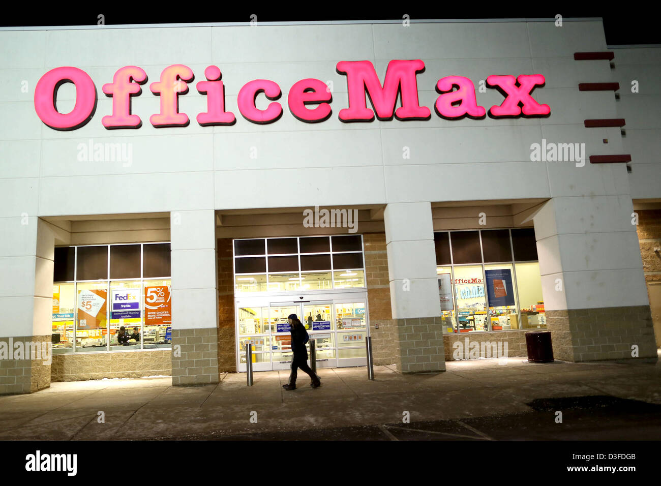 Feb. 18, 2013 Everett, Massachusetts, U.S Office Depot and