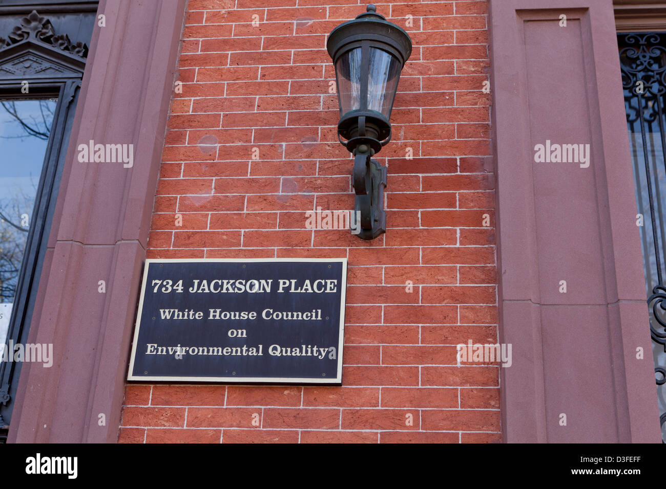 The White House Council on Environmental Quality - Washington, DC Stock Photo