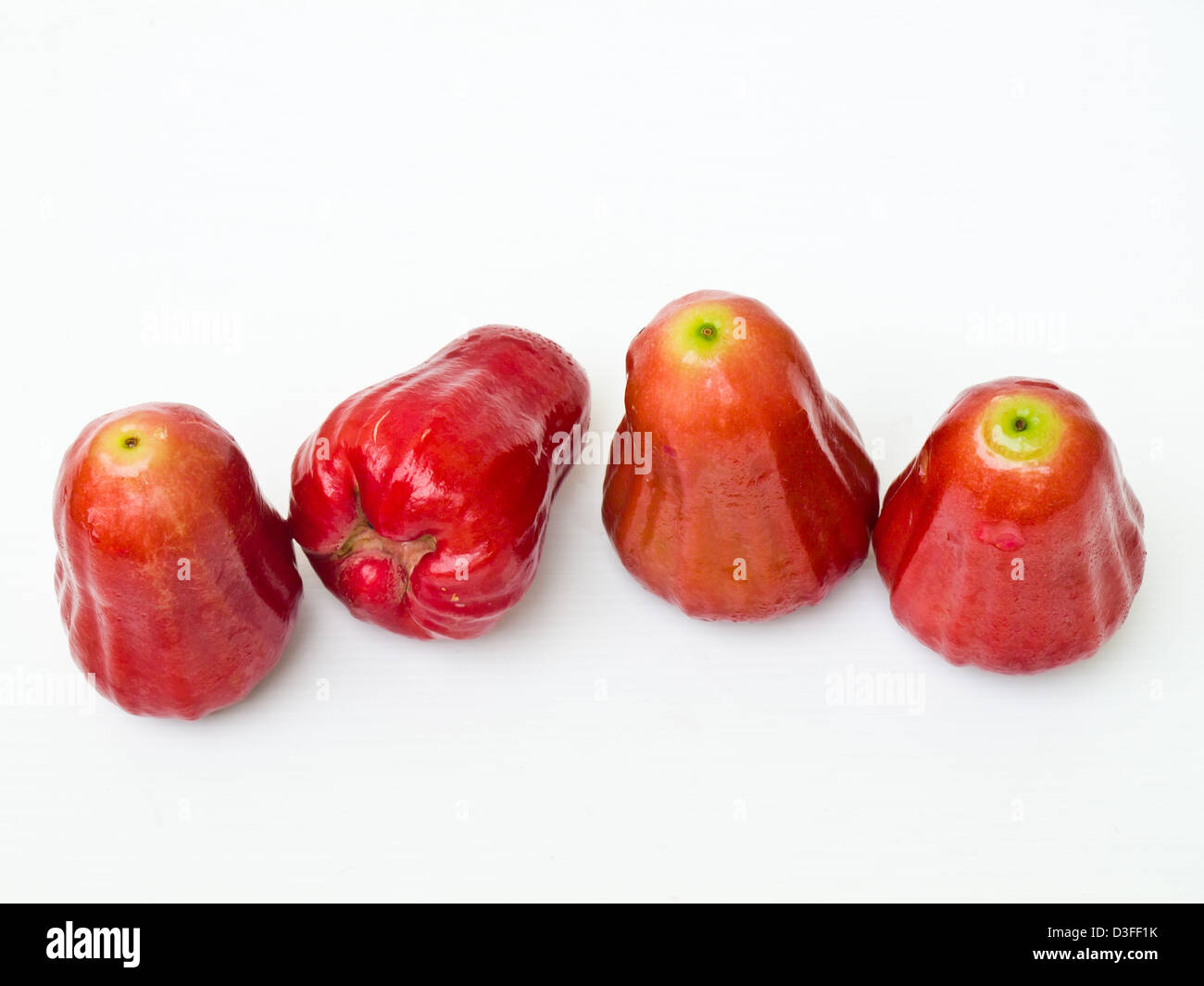 Rose apples, Syzygium jambos Stock Photo