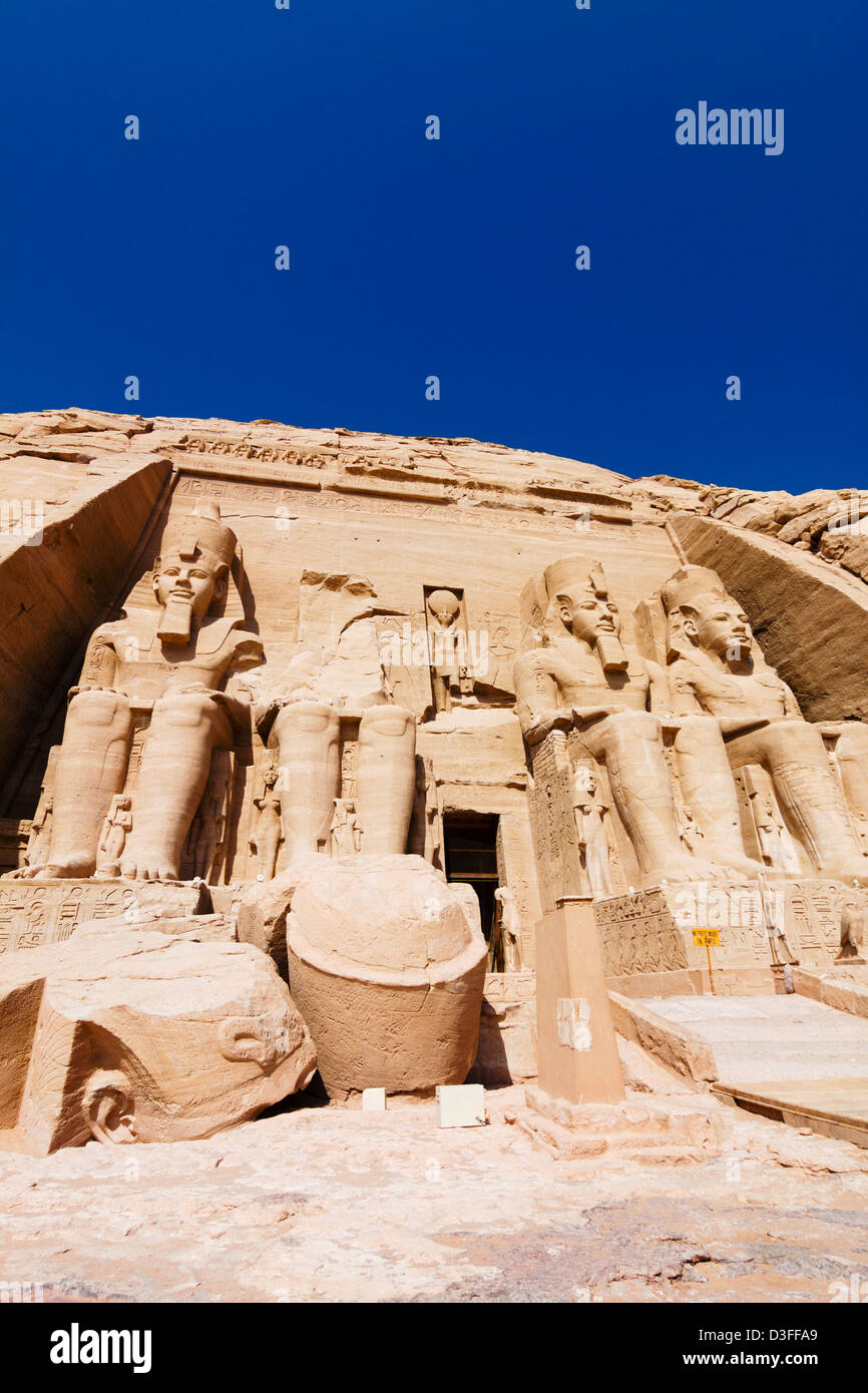 Abu Simbel, Great Temple of Ramses II. Egypt Stock Photo - Alamy