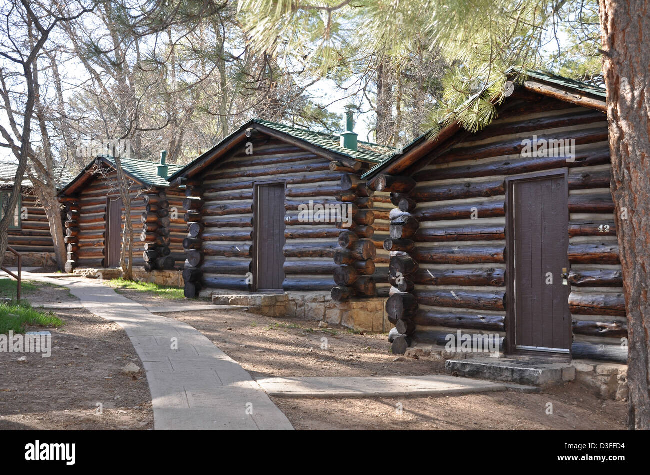 Grand Canyon Cabins Stock Photos Grand Canyon Cabins Stock