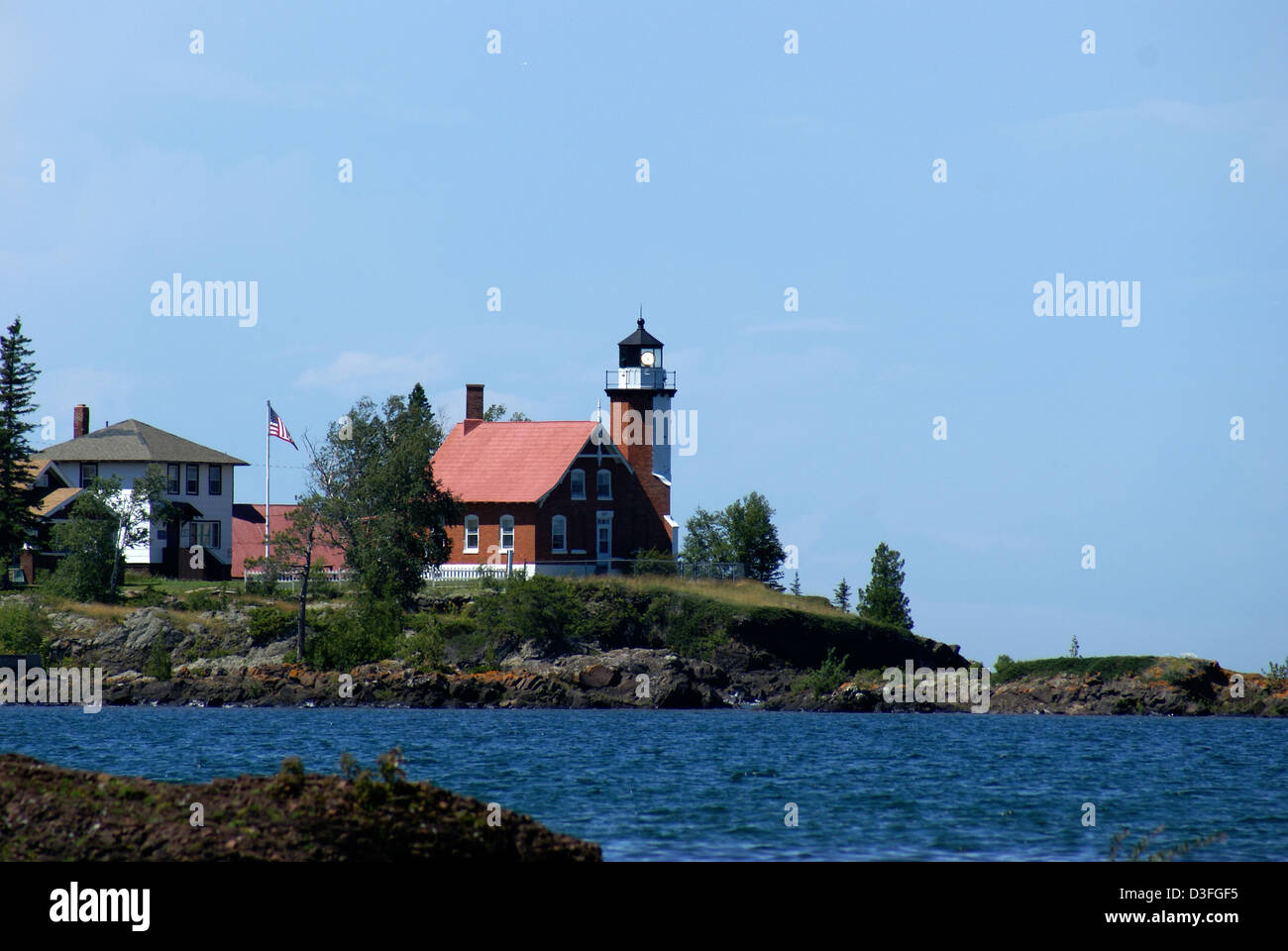 Eagle Harbor lighthouse Stock Photo Alamy