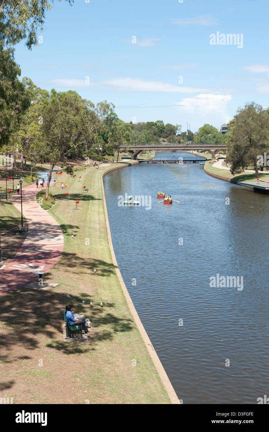 Boating on the Parramatta river Stock Photo Alamy