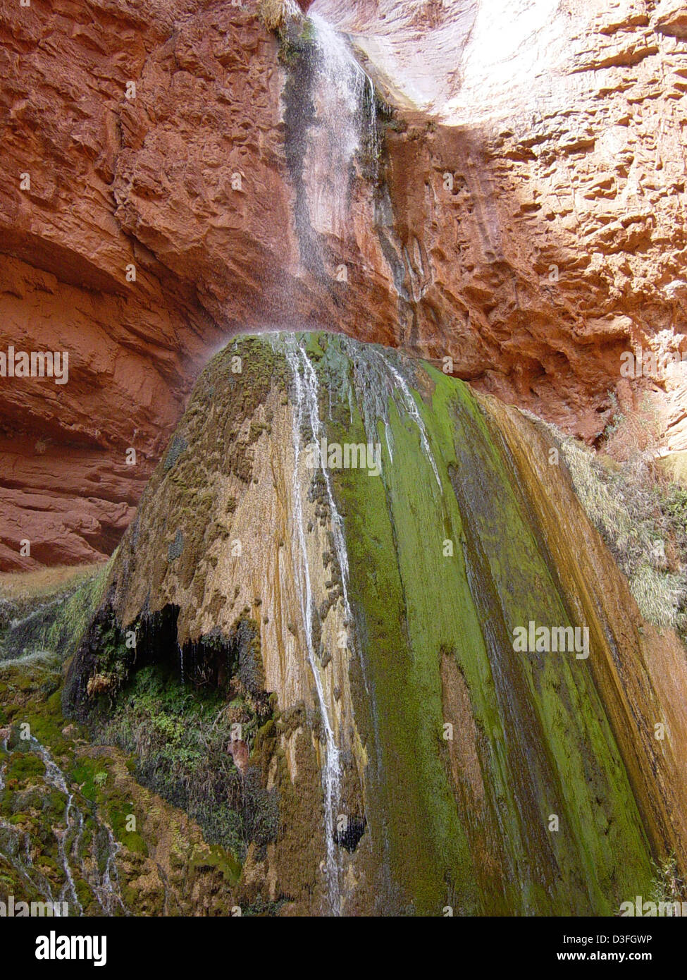 Grand Canyon National Park Ribbon Falls 06942 Stock Photo Alamy