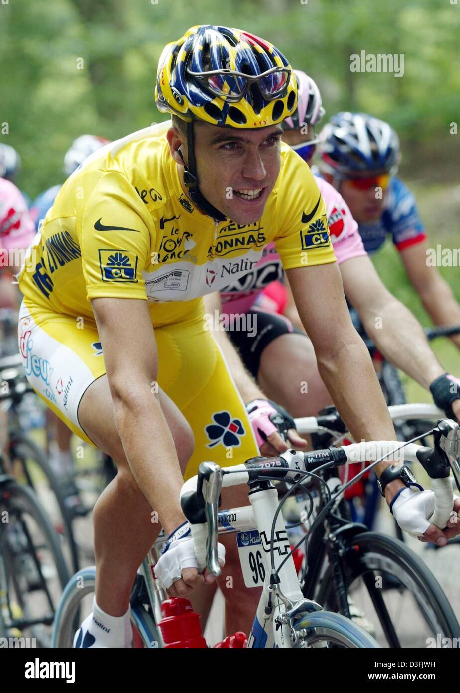 (dpa) - Australian cyclist Bradley McGee of the team FDJeux, who had ...