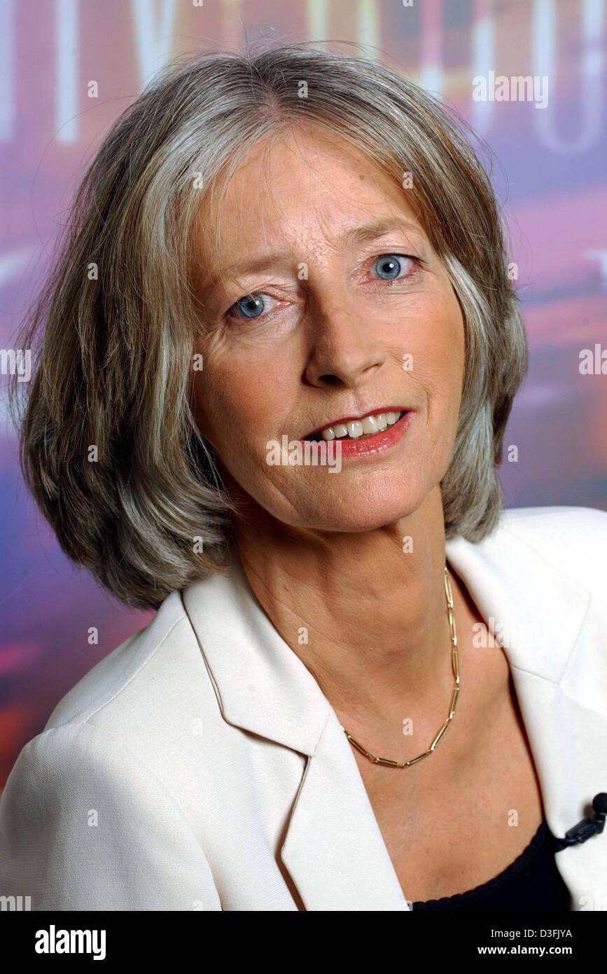 dpa) - Nike Wagner pictured in Leipzig, Germany, 27 June 2003. She was born  in 1945 and is the great-grandchild of composer Richard Wagner as well as  the great-great-grandchild of composer Franz