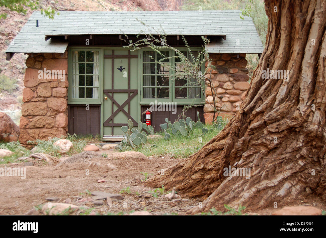 Phantom Ranch, located at the bottom of the Grand Canyon, offers a ...