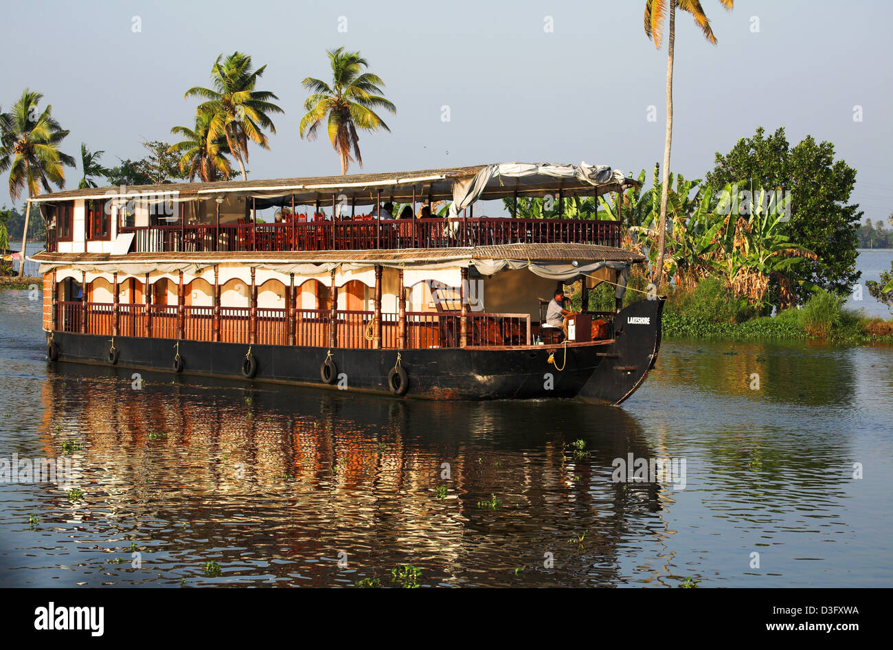 The Backwaters, Kerala, India Stock Photo