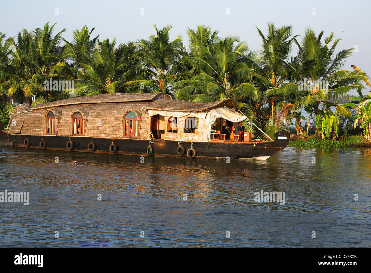 The Backwaters, Kerala, India Stock Photo