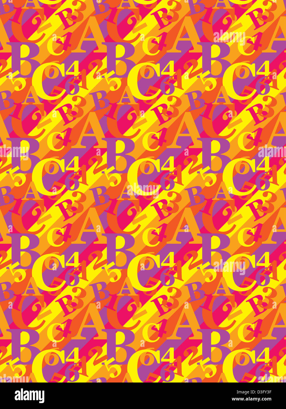 Abstract numbers seamless hi-res stock photography and images - Alamy