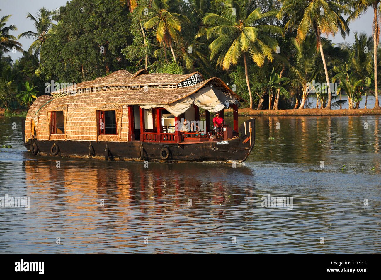 The Backwaters, Kerala, India Stock Photo