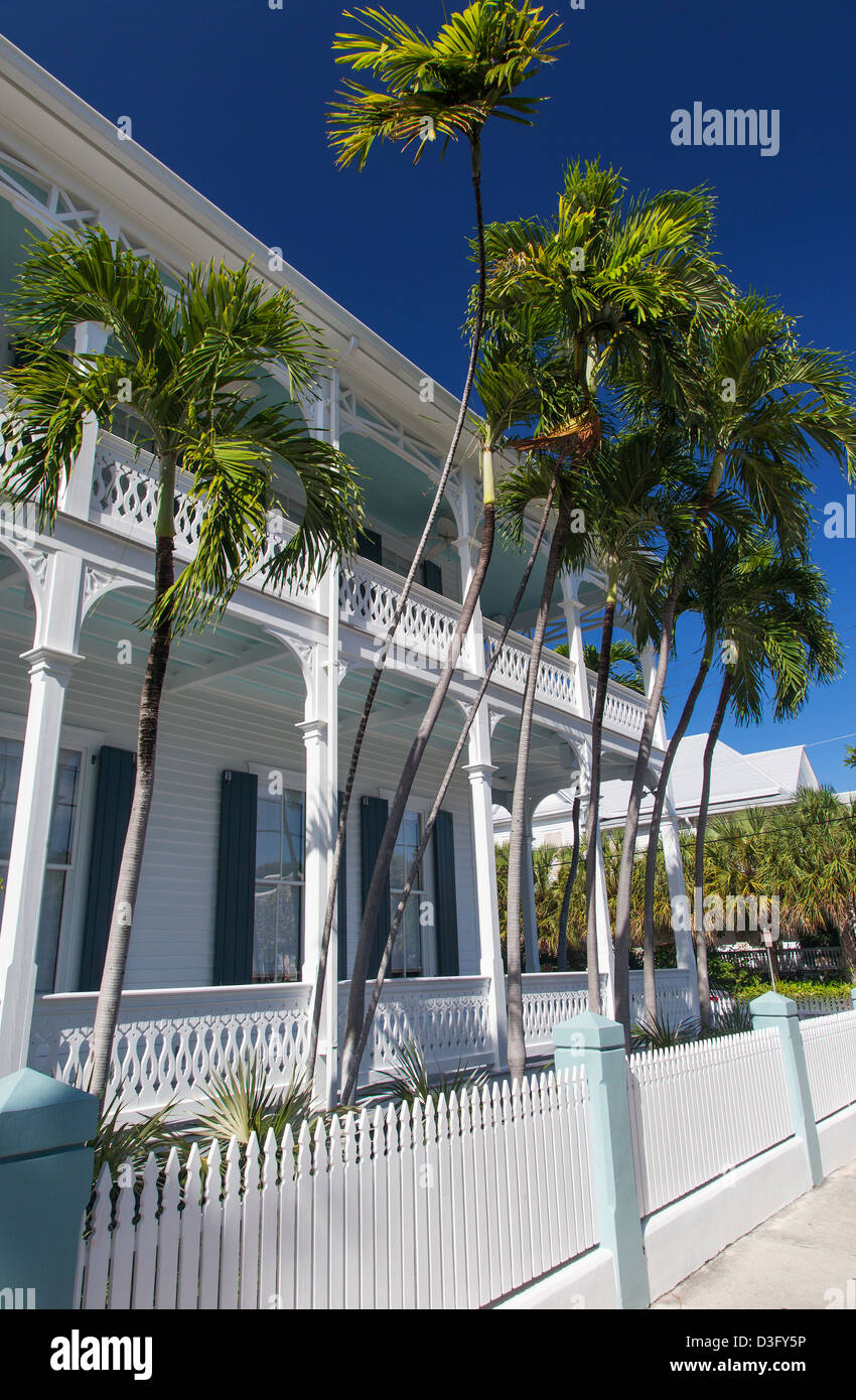 A Historic House in Key West, Florida, USA Stock Photo