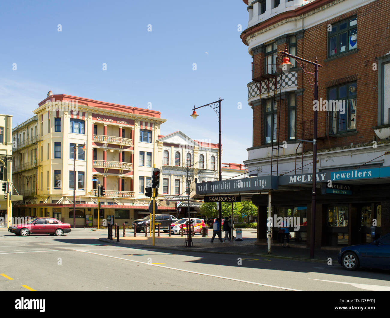 At the corner of Dee and Don Streets, Invercargill, New Zealand, with