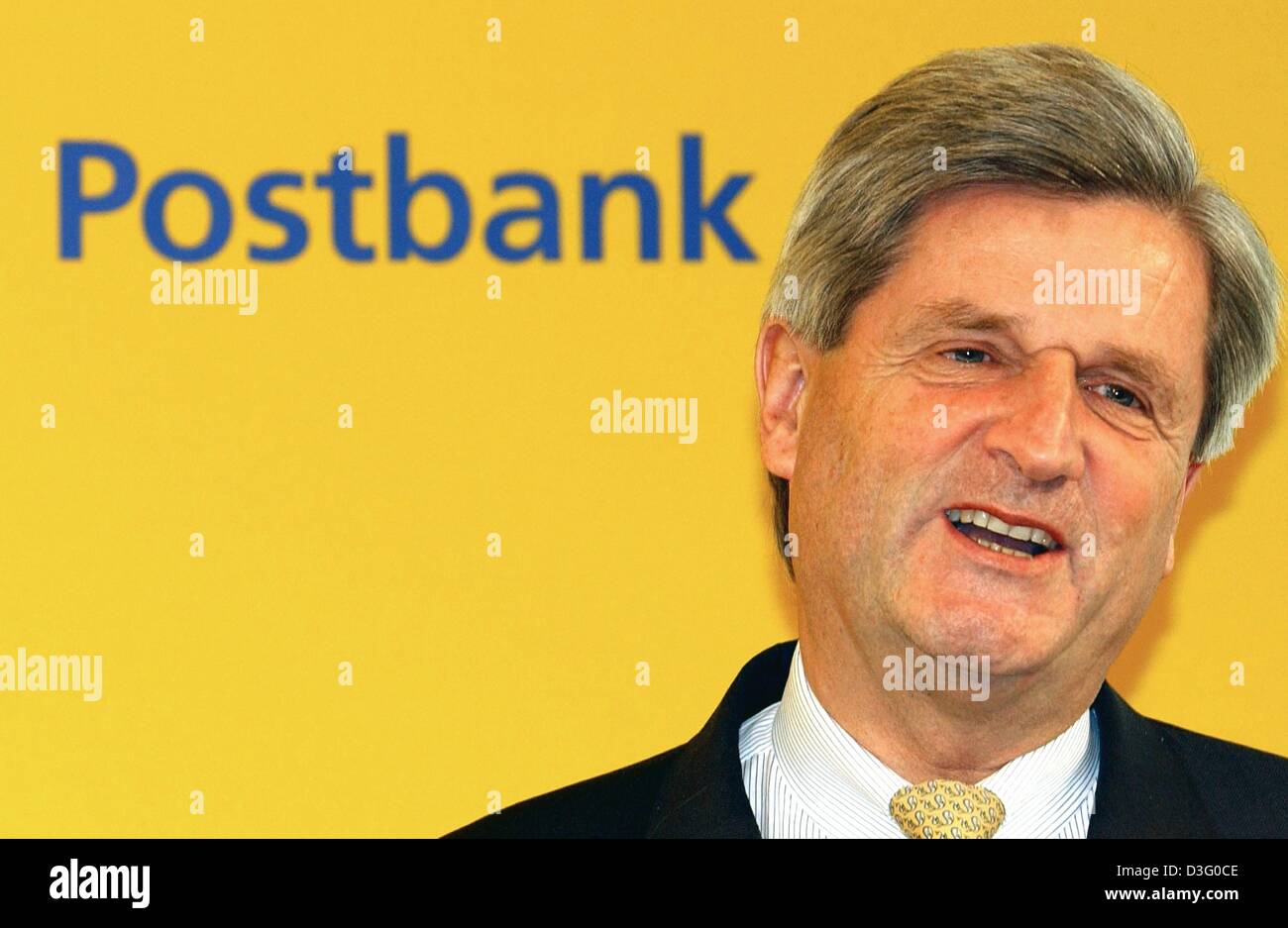 Dpa Wulf Von Schimmelmann Chairman Of The Board Of The Deutsche Stock Photo Alamy