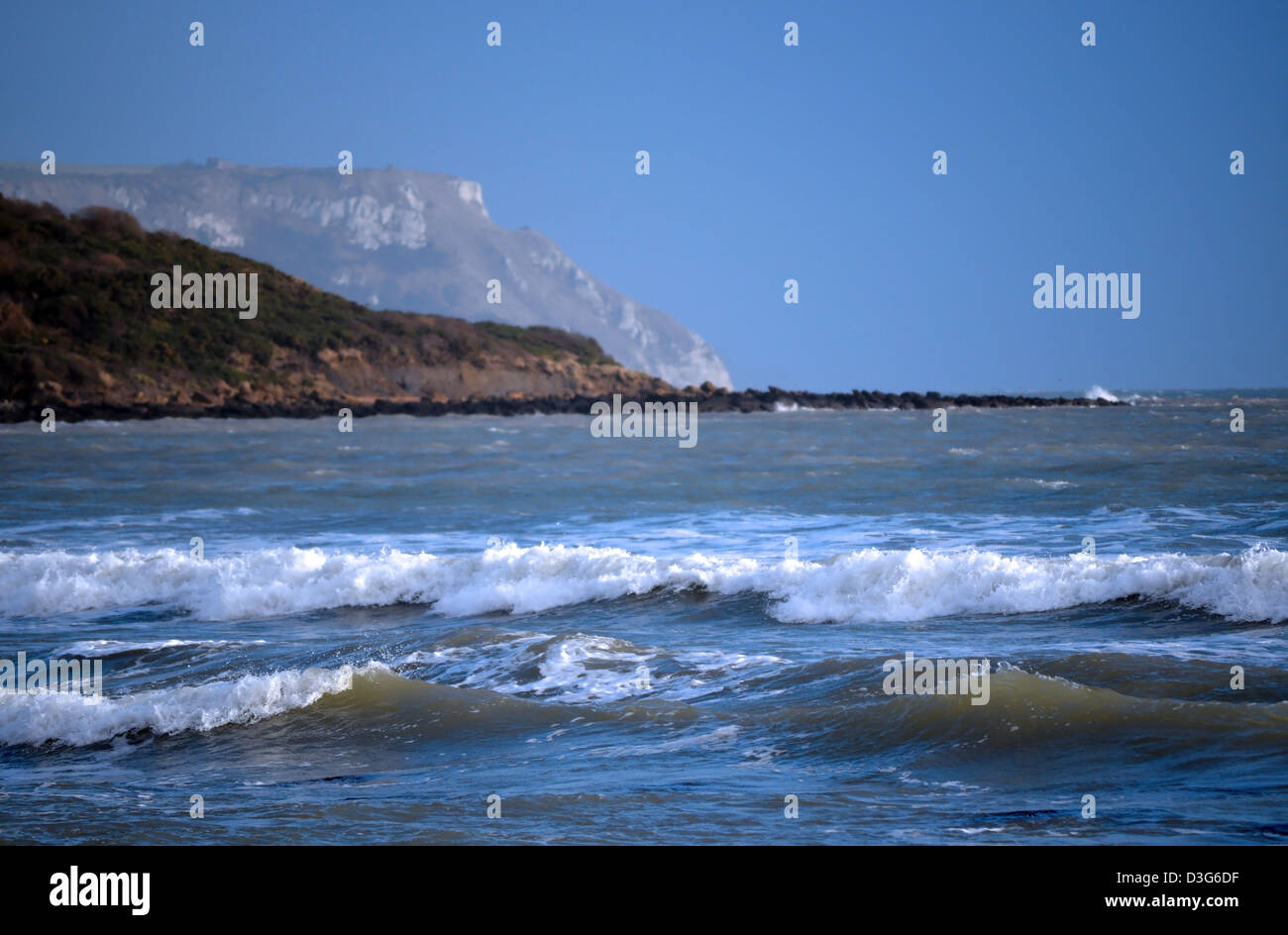 High Tide at Weymouth Stock Photo Alamy