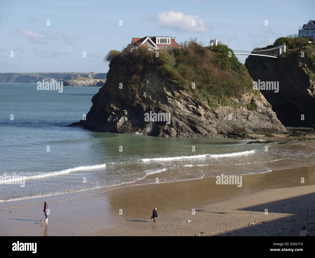The House in The Sea, Newquay, Cornwall, UK Stock Photo Alamy