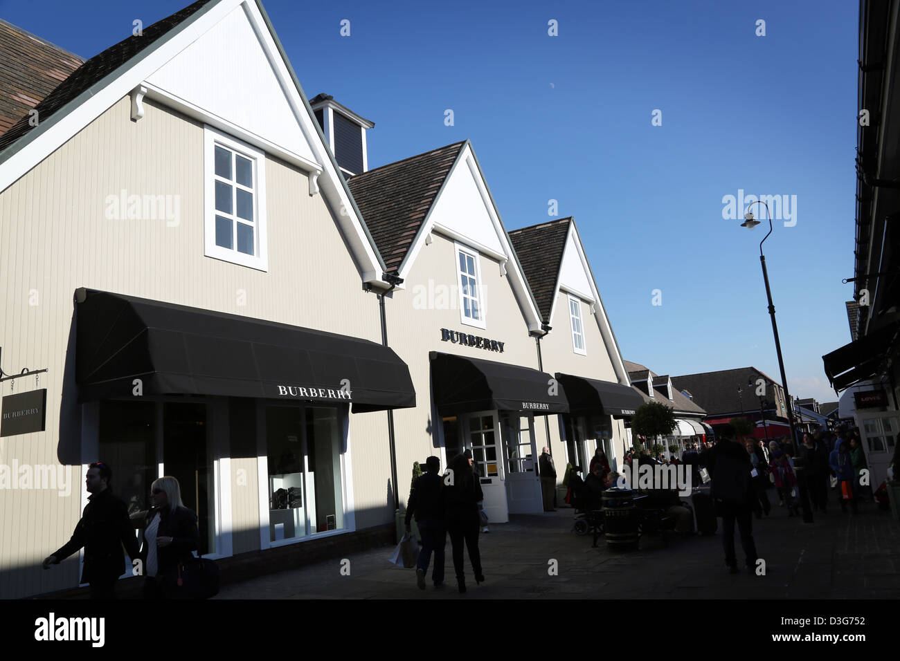 Bicester Village shopping village designer outlets Stock Photo - Alamy