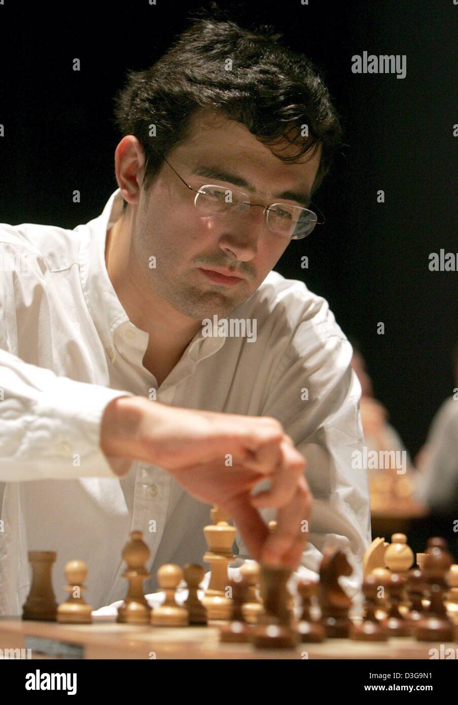 World chess champion Vladimir Kramnik at the launch of the man versus  machine chess tournament in London. Kramnik told the launch he was  confident he could reclaim humanity's supremacy over technology in