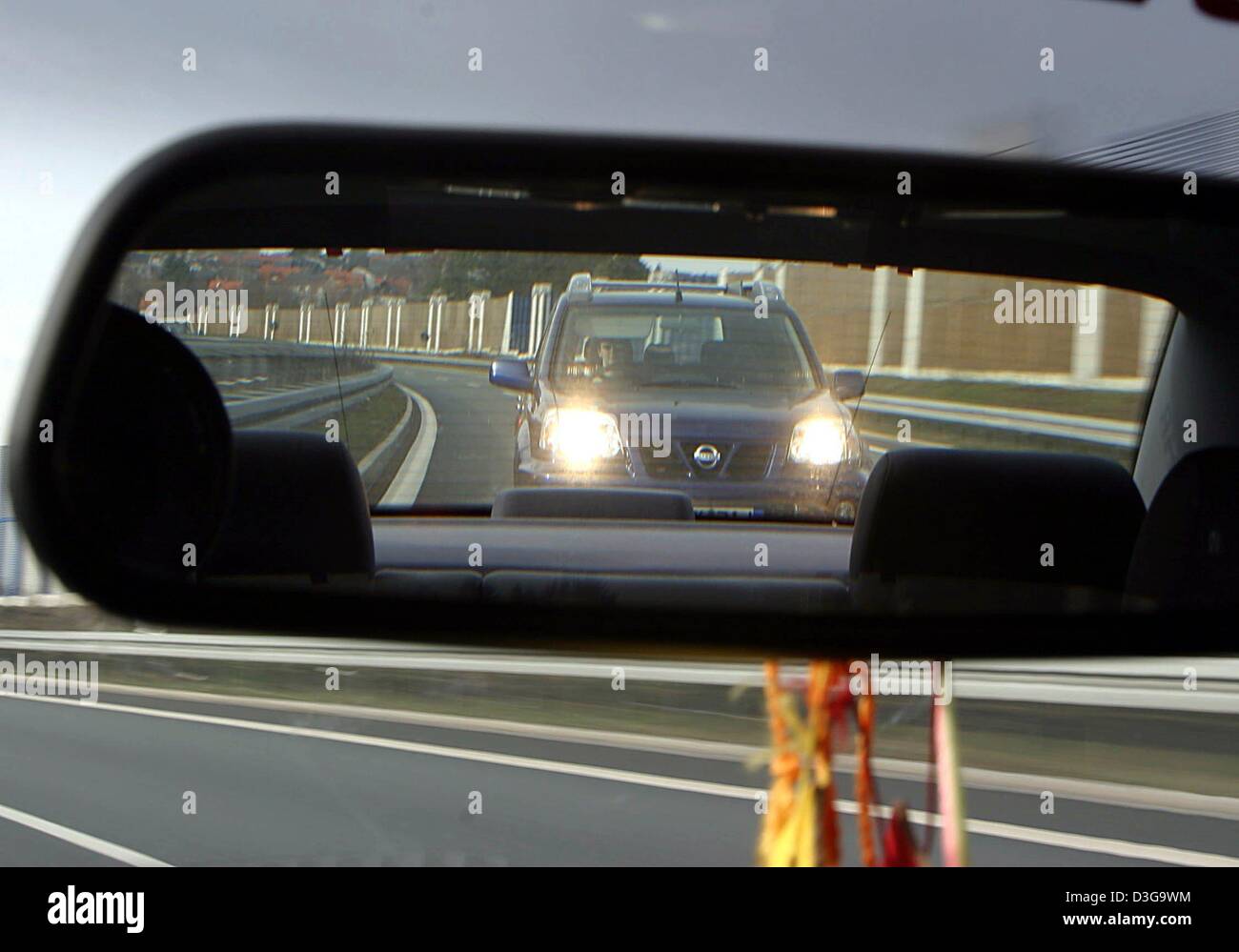 Cars tailgating on a motorway hires stock photography and images Alamy
