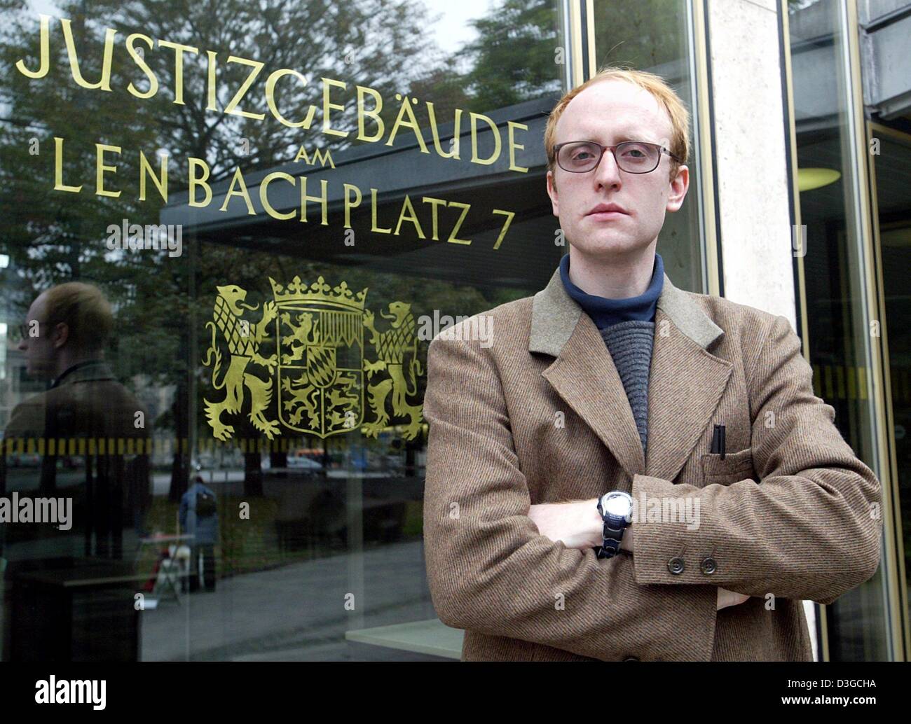 (dpa) German journalist Friedrich Muelln stands in front of the (dpa) German journalist Friedrich Muelln stands in front of the
