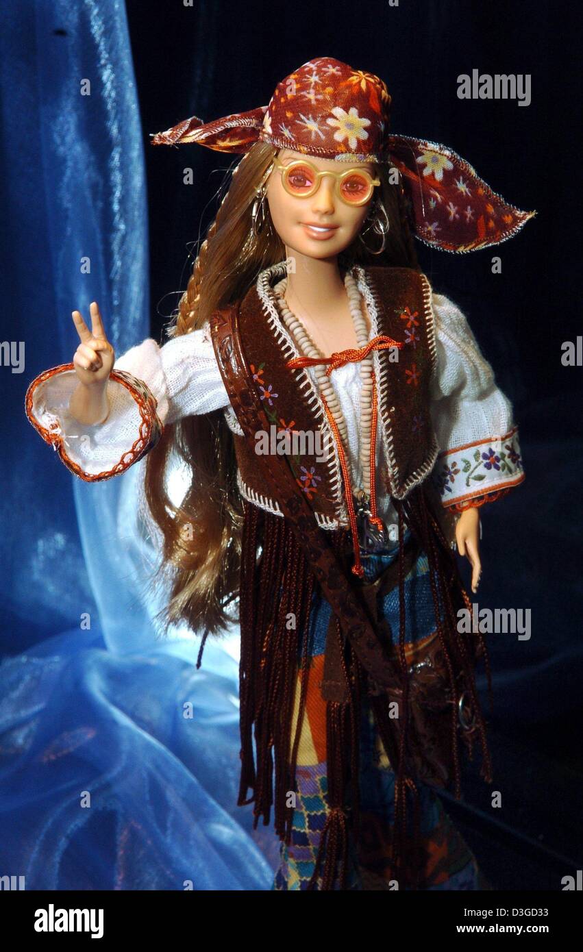 Hippie barbie doll